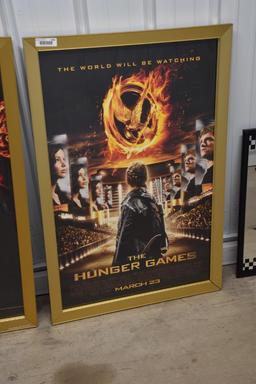 Hunger Games framed movie poster