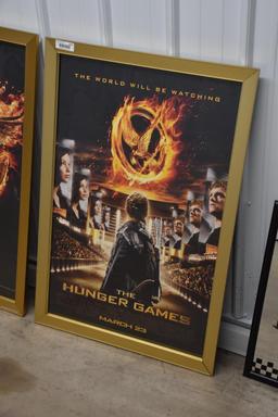 Hunger Games framed movie poster