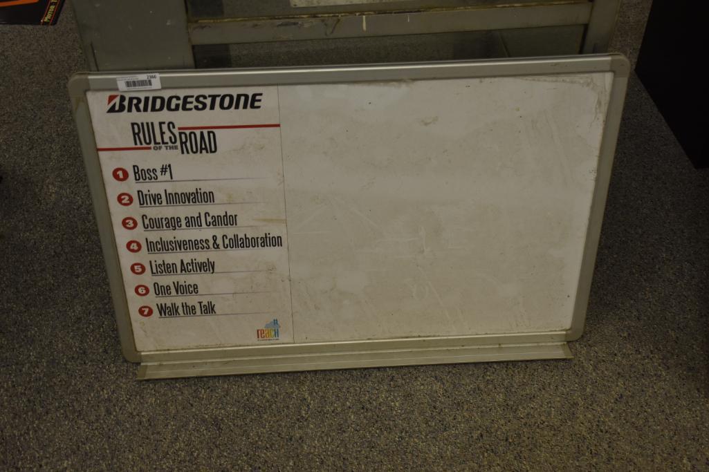 Bridgestone dry erase board