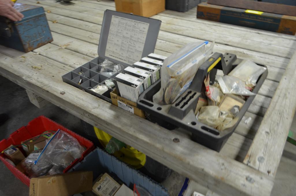 Several containers of furnace parts, view photos closely