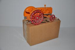 Minneapolis Moline yellow pewter toy tractor