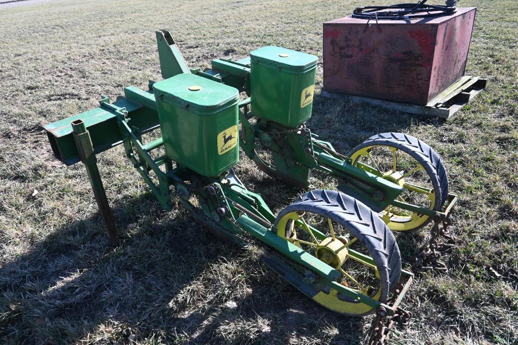 Shop built 2 row 30" 3-pt. planter