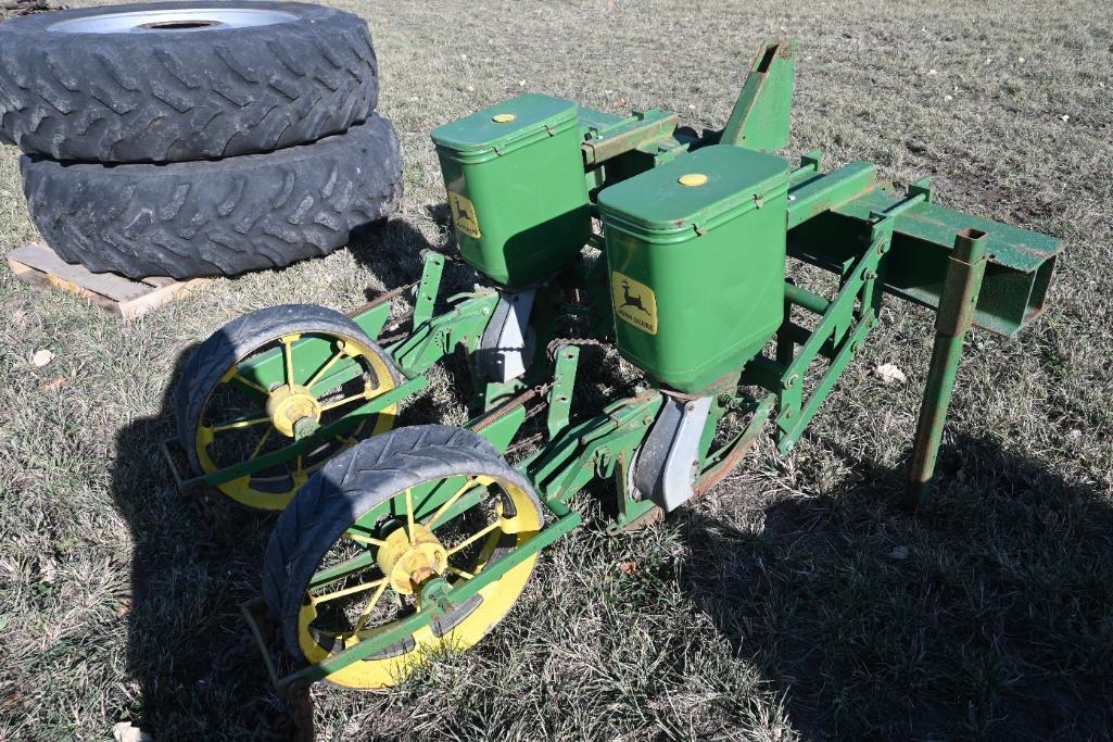 Shop built 2 row 30" 3-pt. planter