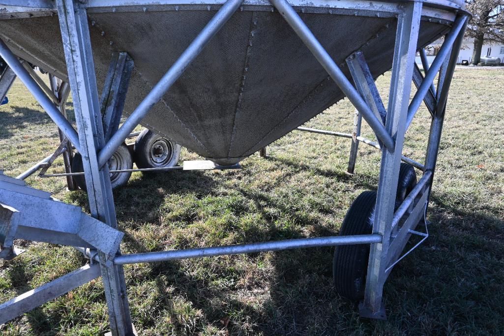 Older portable grain dryer