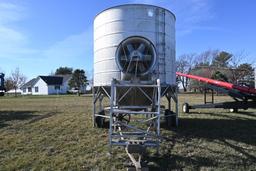 Older portable grain dryer