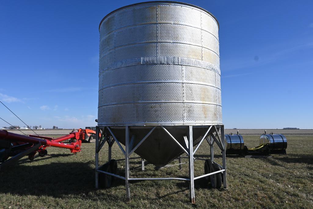 Older portable grain dryer