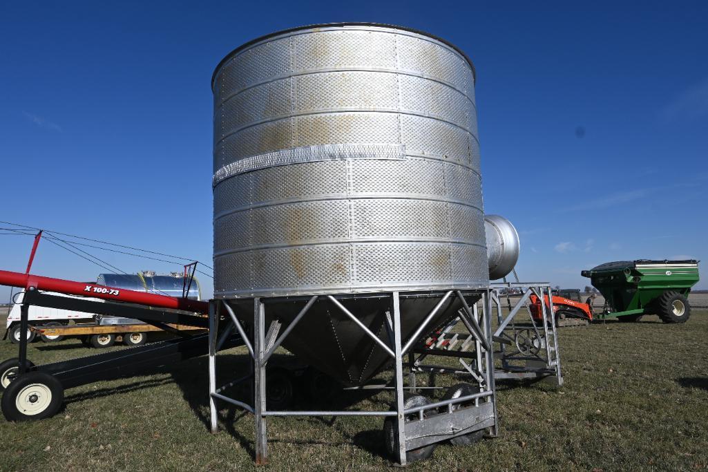 Older portable grain dryer