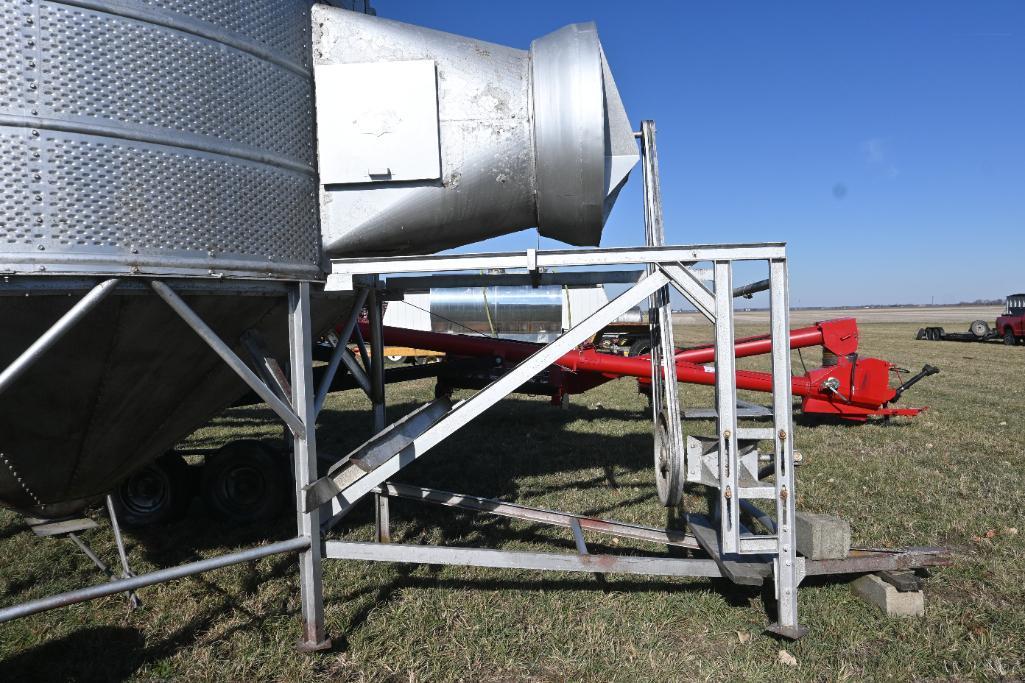 Older portable grain dryer