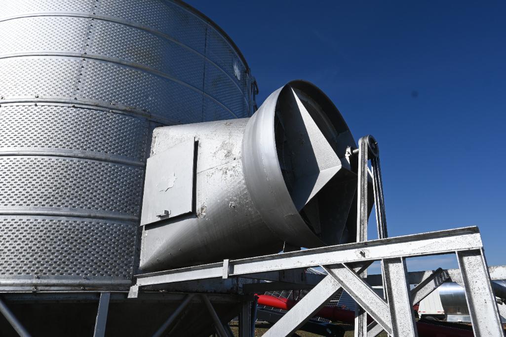Older portable grain dryer