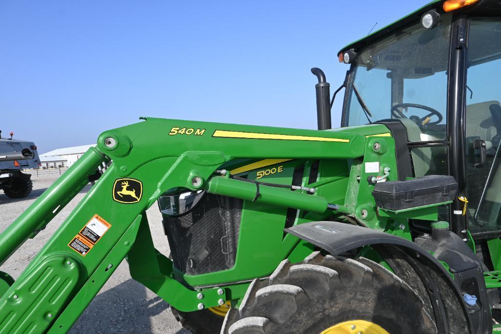 2019 John Deere 5100E MFWD tractor