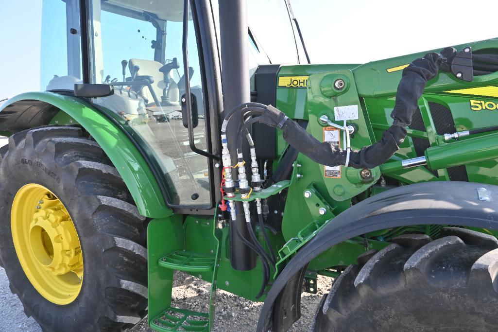 2019 John Deere 5100E MFWD tractor