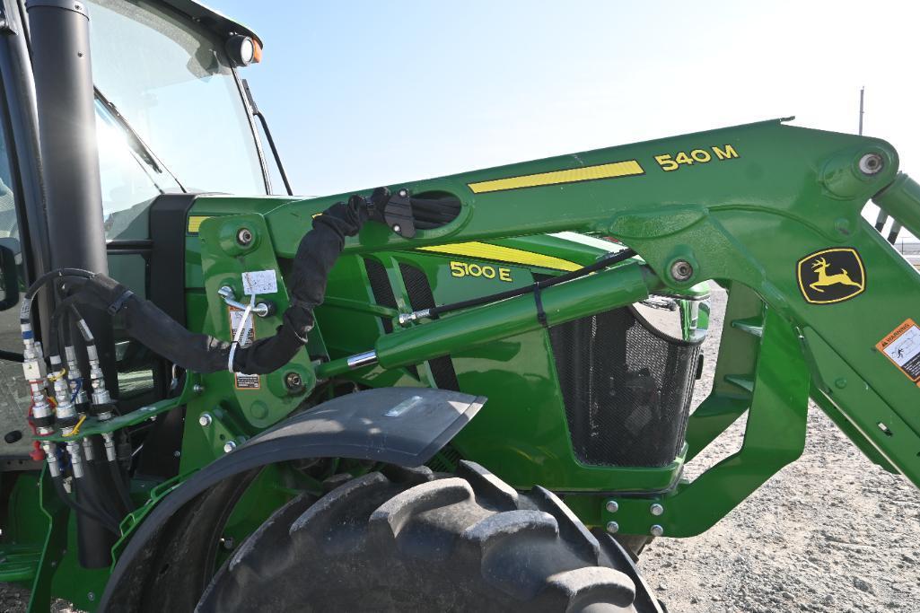 2019 John Deere 5100E MFWD tractor