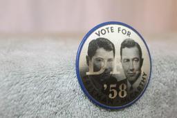 Vote DFL '58 Button