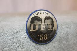 Vote DFL '58 Button