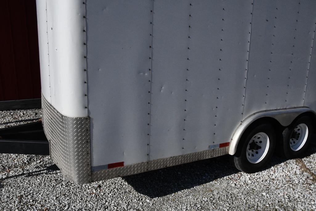 2000 Doolittle 14' tandem axle cargo trailer