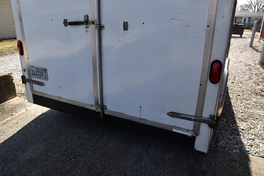 2000 Doolittle 14' tandem axle cargo trailer