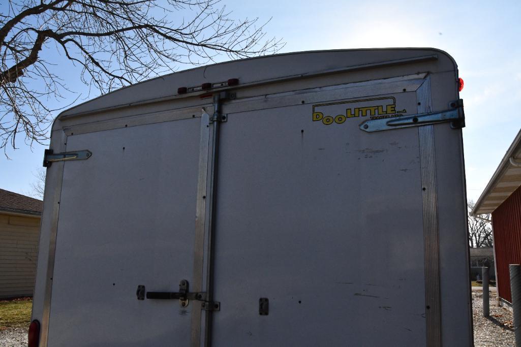 2000 Doolittle 14' tandem axle cargo trailer