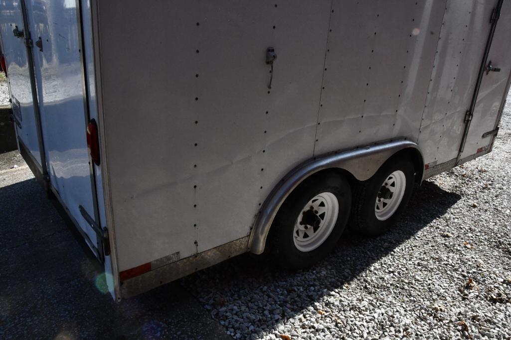 2000 Doolittle 14' tandem axle cargo trailer