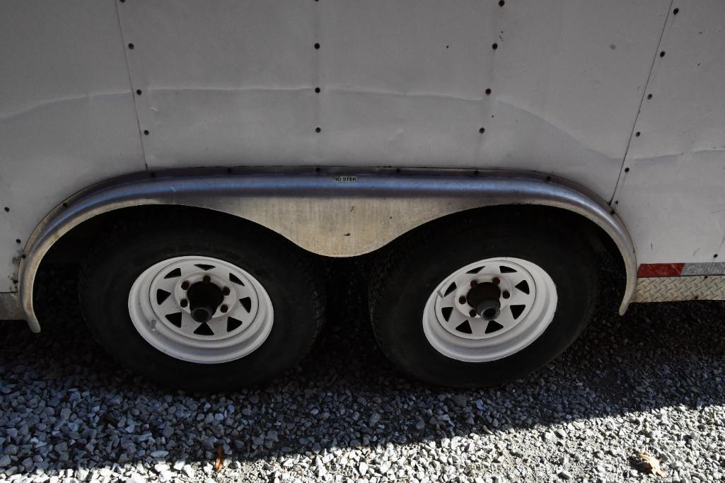 2000 Doolittle 14' tandem axle cargo trailer