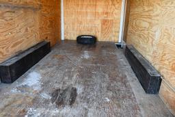 2000 Doolittle 14' tandem axle cargo trailer