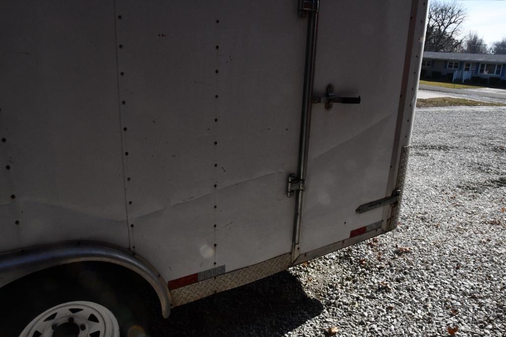 2000 Doolittle 14' tandem axle cargo trailer