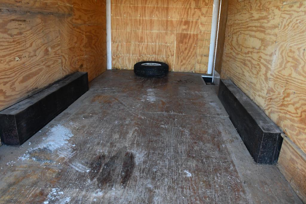 2000 Doolittle 14' tandem axle cargo trailer