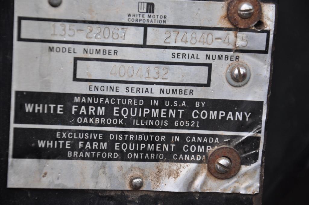 1977 White 2-135 2wd tractor