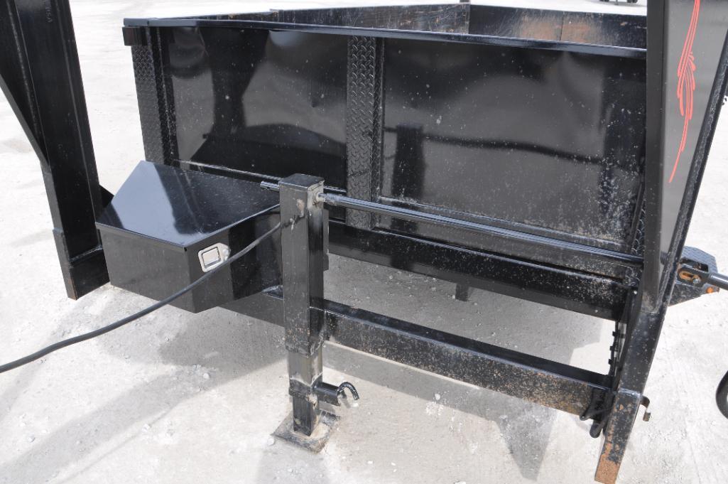 2018 Trailerman 7' X 16' dump trailer