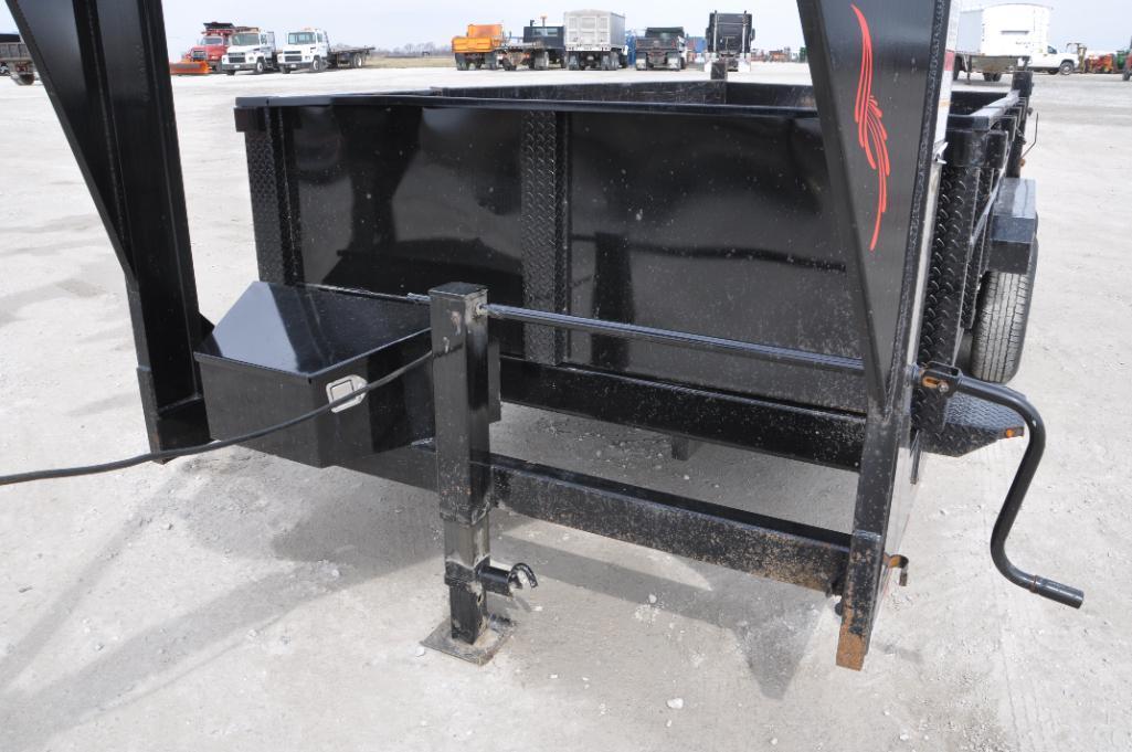 2018 Trailerman 7' X 16' dump trailer