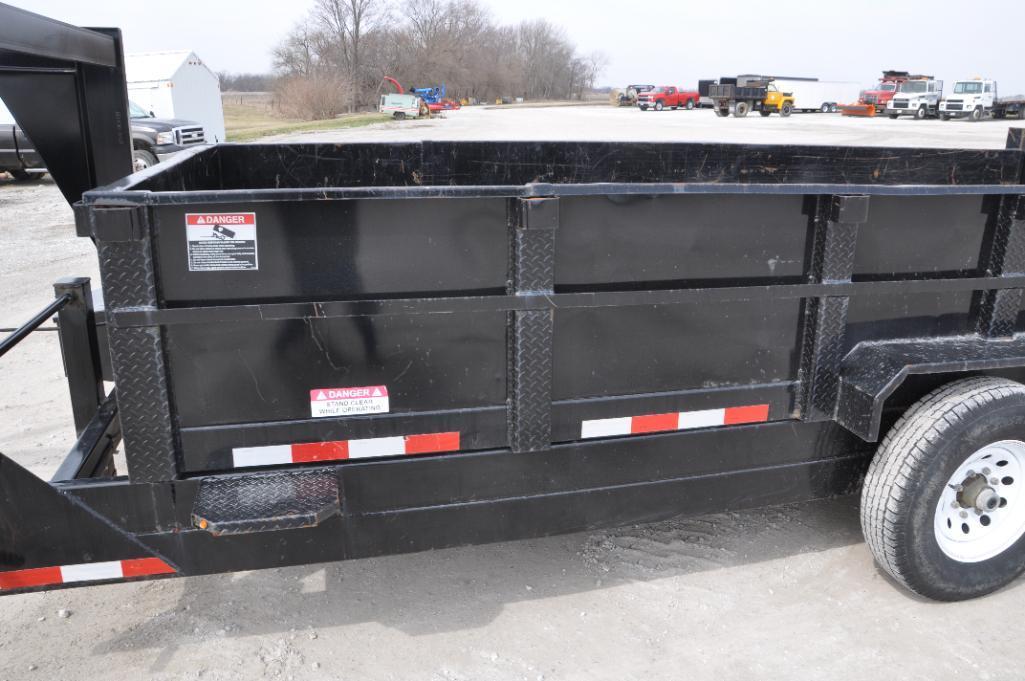 2018 Trailerman 7' X 16' dump trailer