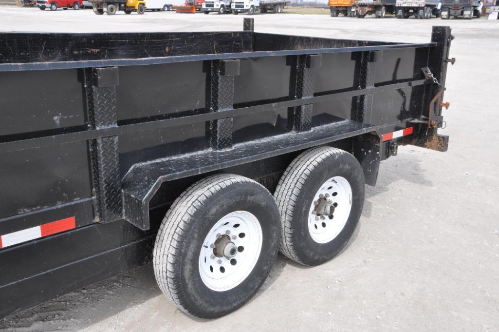 2018 Trailerman 7' X 16' dump trailer