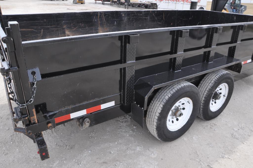 2018 Trailerman 7' X 16' dump trailer