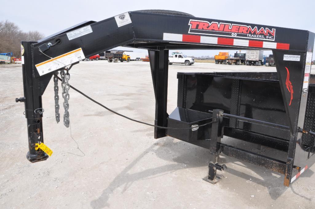 2018 Trailerman 7' X 16' dump trailer