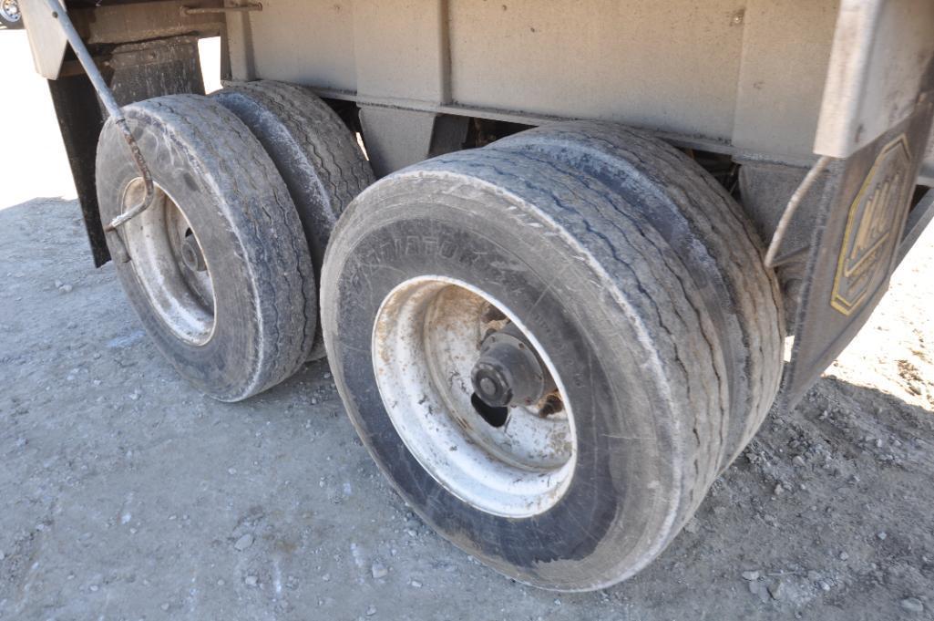 1999 Mac 39' aluminum frameless dump trailer