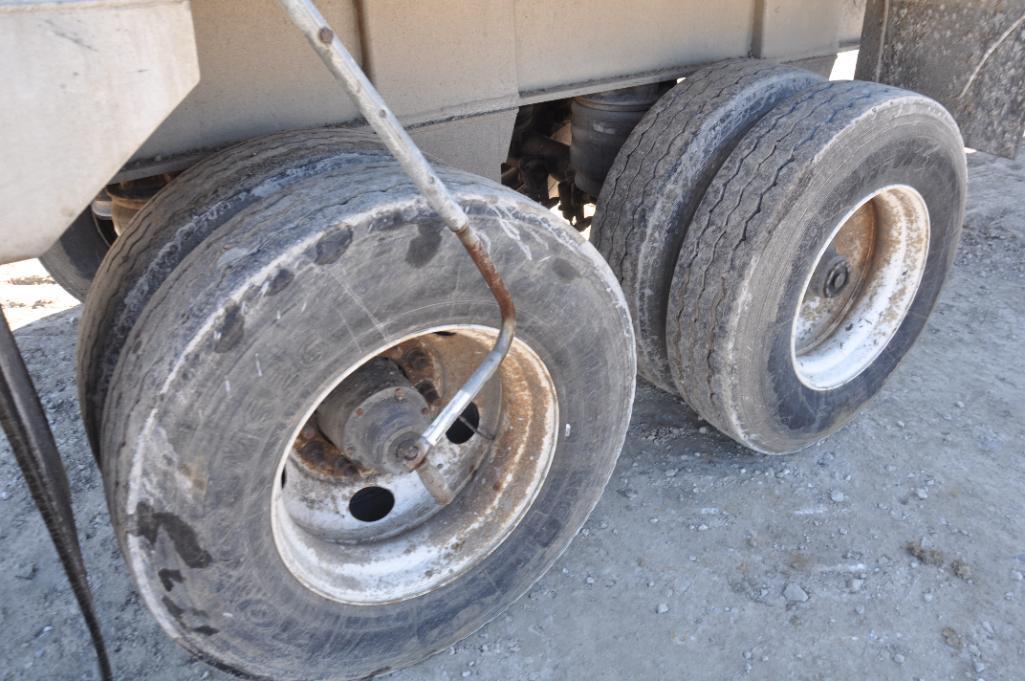 1999 Mac 39' aluminum frameless dump trailer