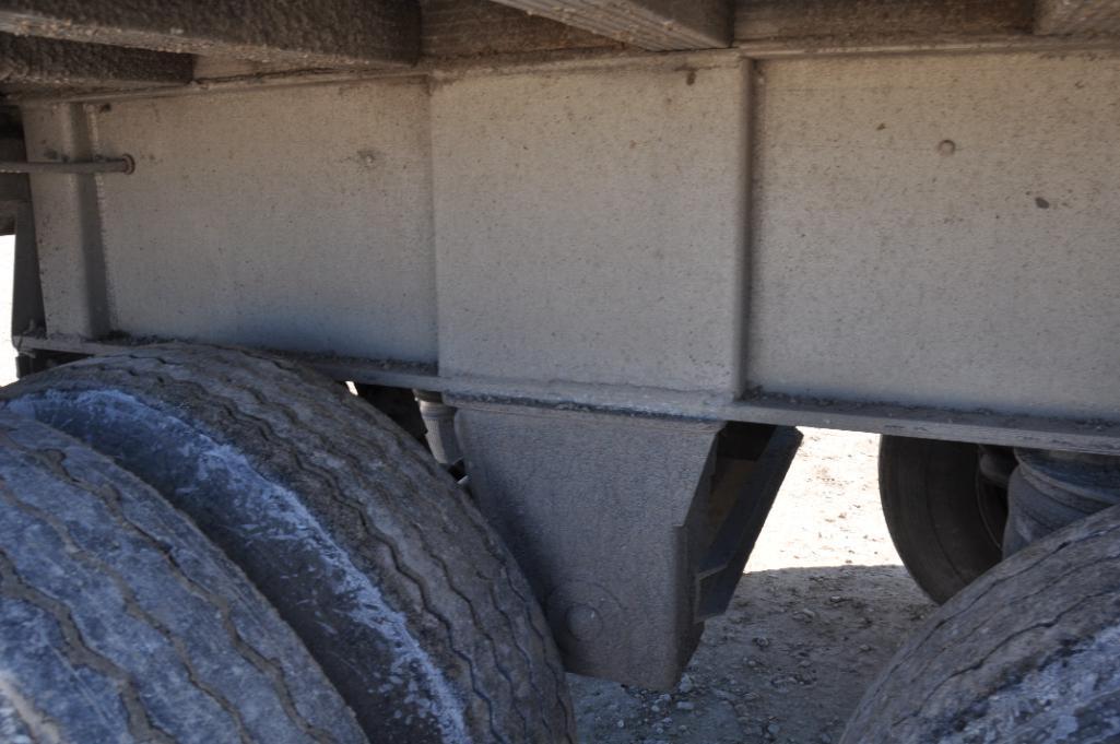 1999 Mac 39' aluminum frameless dump trailer