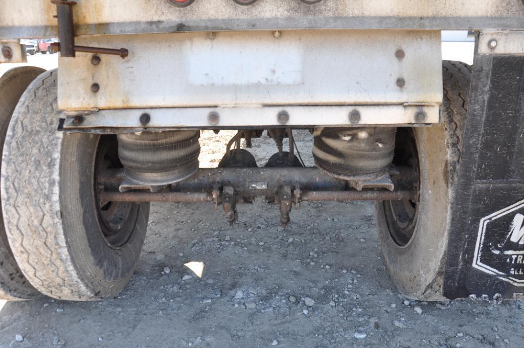 1999 Mac 39' aluminum frameless dump trailer