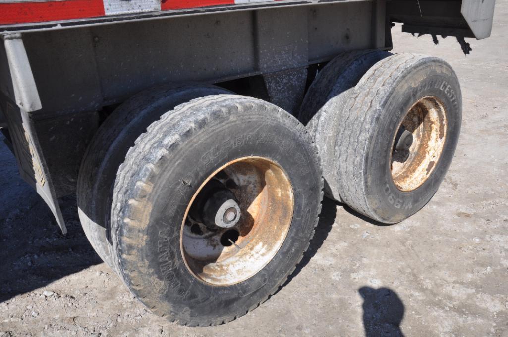 1999 Mac 39' aluminum frameless dump trailer