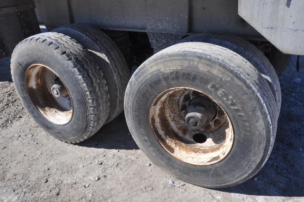 1999 Mac 39' aluminum frameless dump trailer
