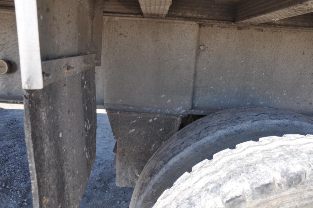1999 Mac 39' aluminum frameless dump trailer