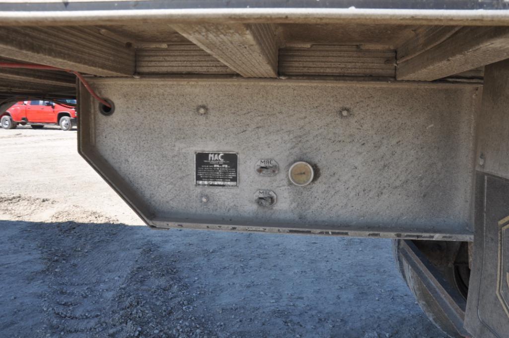 1999 Mac 39' aluminum frameless dump trailer