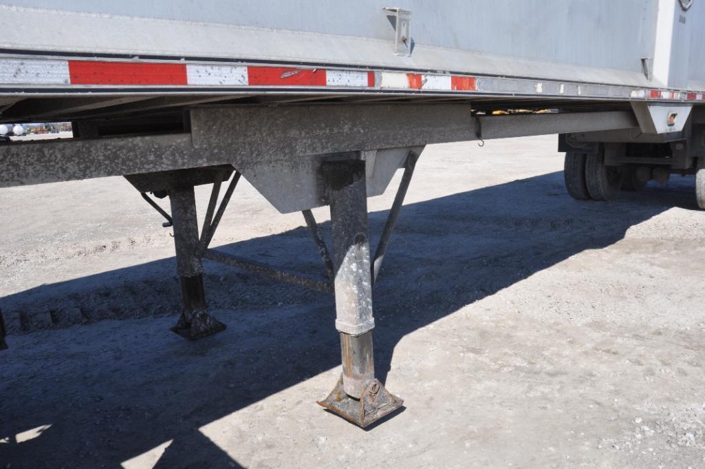 1999 Mac 39' aluminum frameless dump trailer