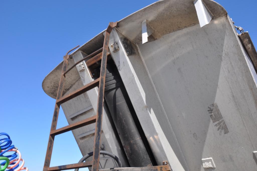 1999 Mac 39' aluminum frameless dump trailer