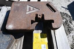 (8) Allis Chalmers suitcase weights