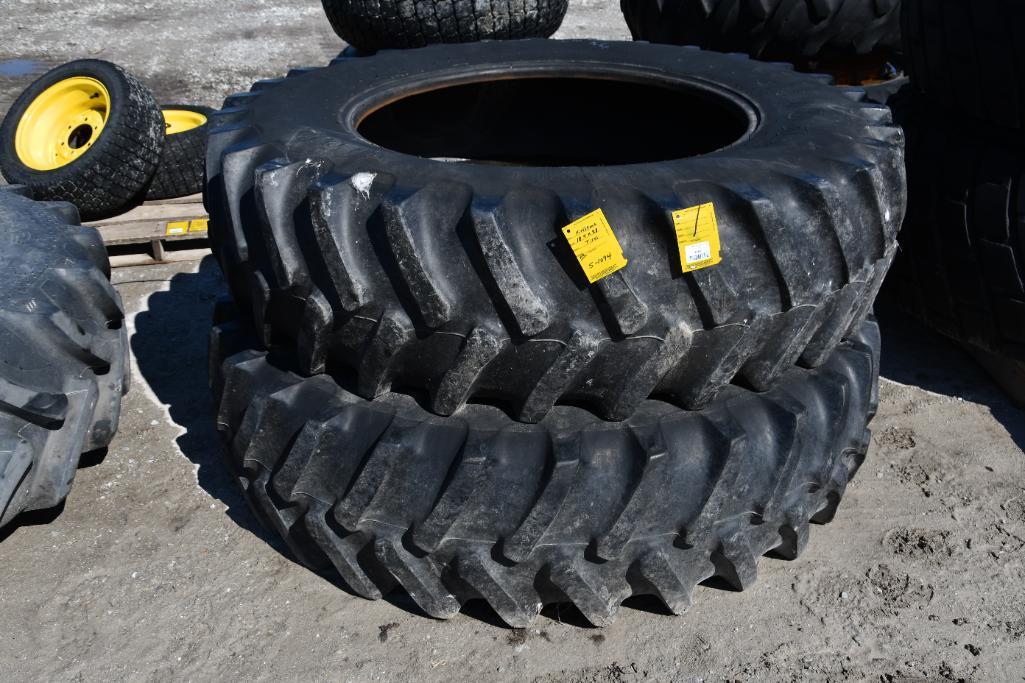 (2) Firestone 18.4-38 tires