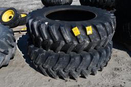 (2) Firestone 18.4-38 tires