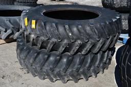 (2) Firestone 18.4-38 tires