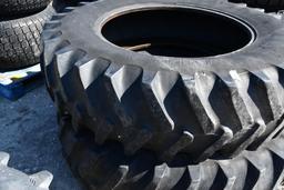 (2) Firestone 18.4-38 tires