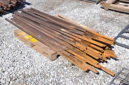 (26) 7' steel posts