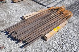 (26) 7' steel posts